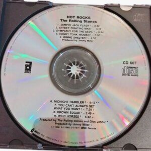 The Rolling Stones Hot Rocks CD disc 2  1986